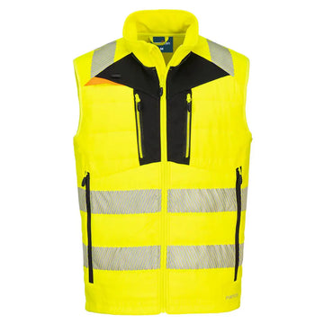 Portwest DX4 Hi-Vis Softshell Väst DX479 - Gul/Svart (YBR) / S