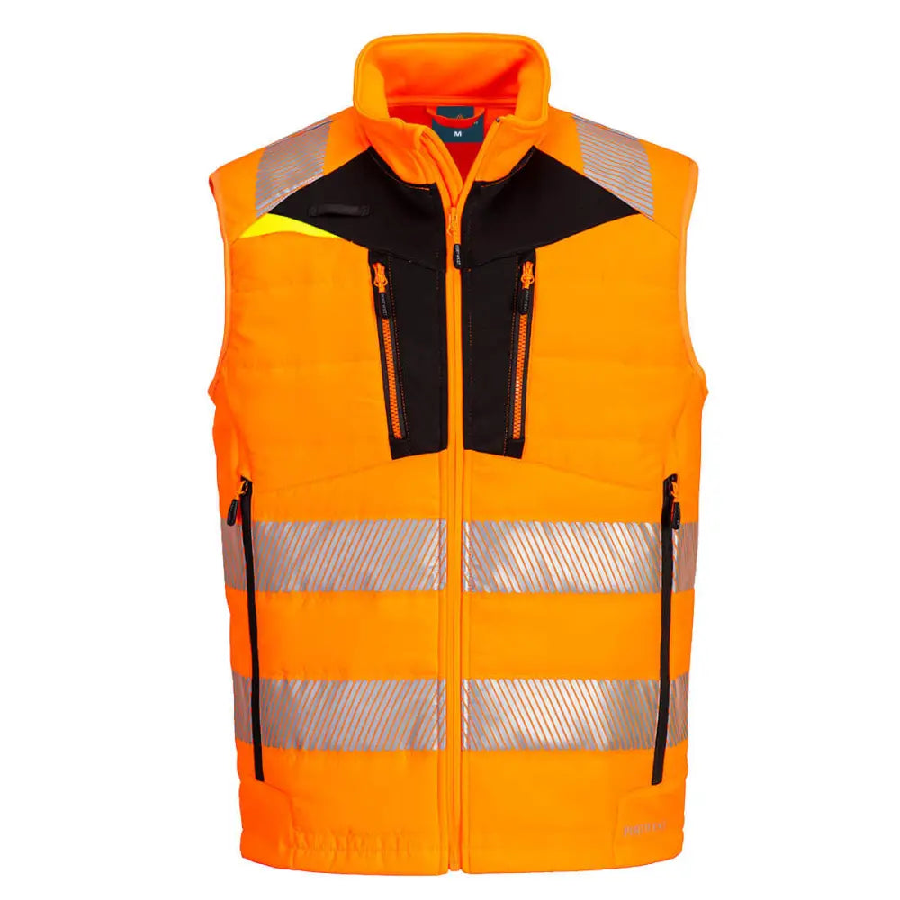 Portwest DX4 Hi-Vis Softshell Väst DX479 - Orange/Svart (OBR) / S