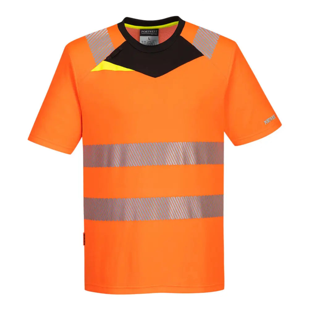 Portwest DX4 Hi-Vis T-Shirt DX413 - Orange/Svart (OBR) / S