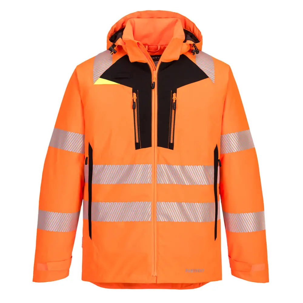 Portwest DX4 Hi-Vis vinterjacka DX461 - Orange/Svart (OBR) / S