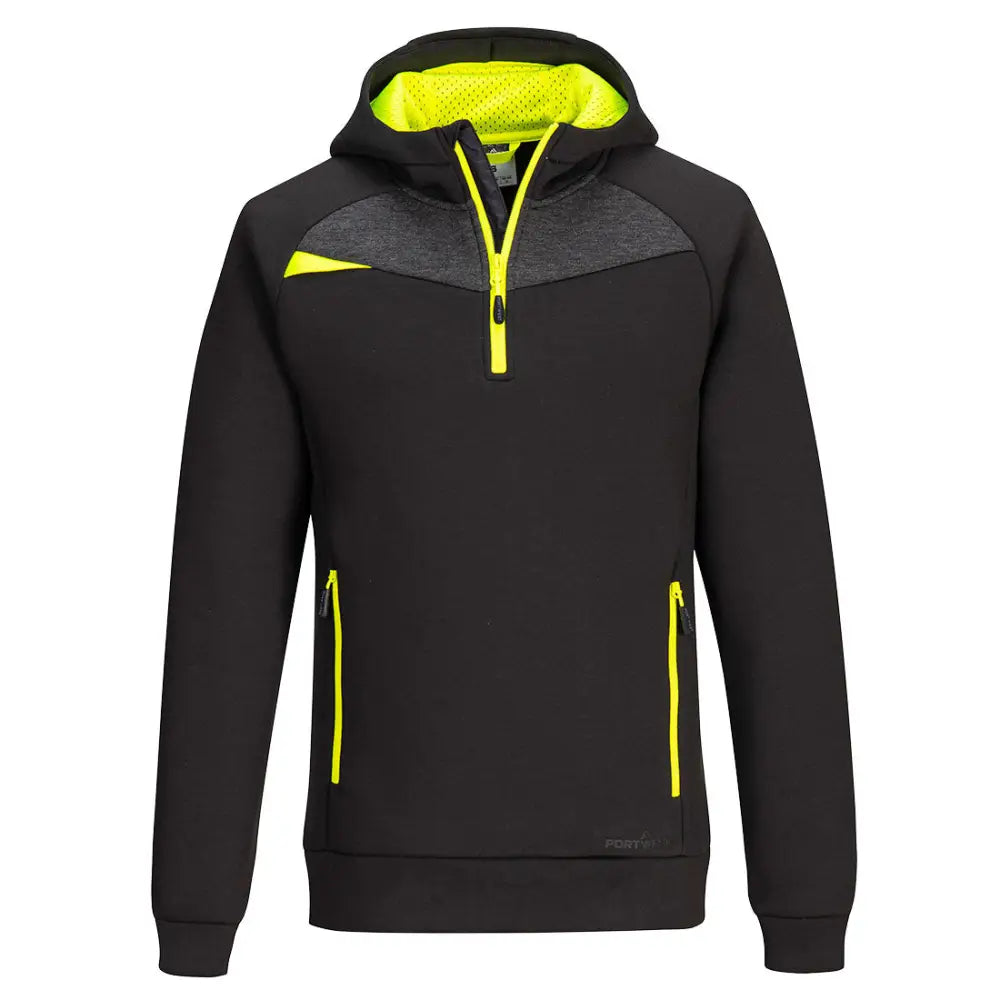 Portwest DX4 Hoddie med halv dragkedja DX467 - Svart (BKR) / S