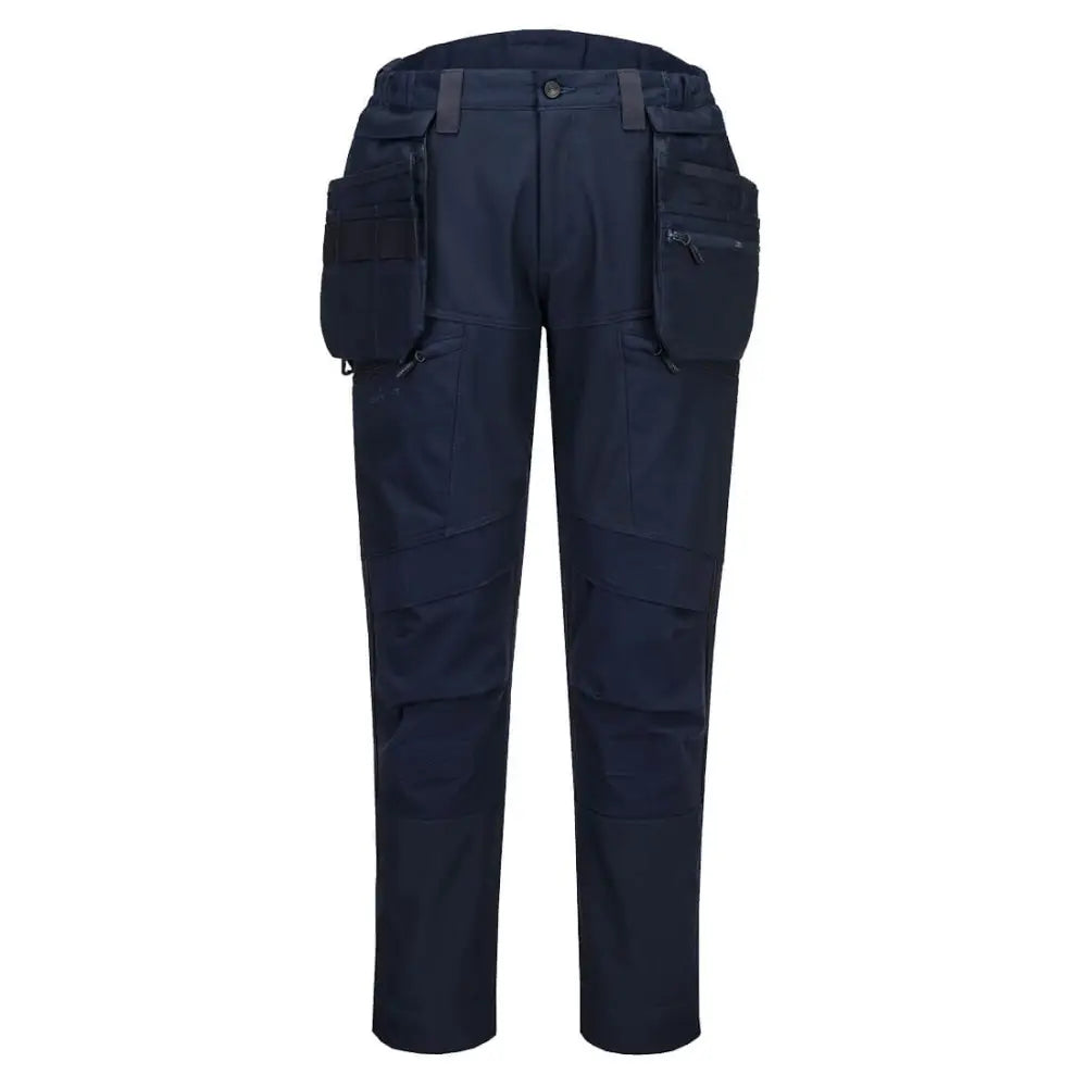 Portwest DX4 Softshell Hantverksbyxa 4-vägsstretch DX450 - Marinblå (ANR) / 28