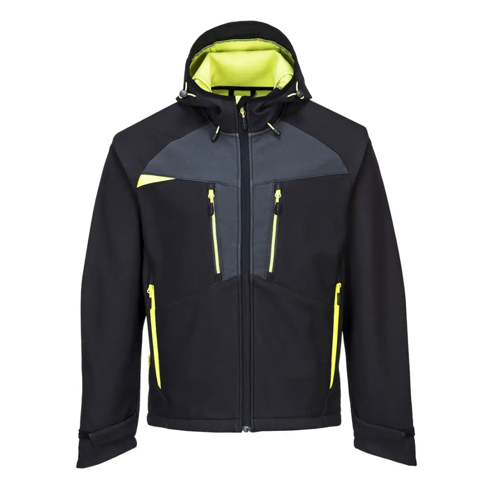 Portwest DX4 Softshell-jacka (3L) DX474 - Svart (BKR) / XS