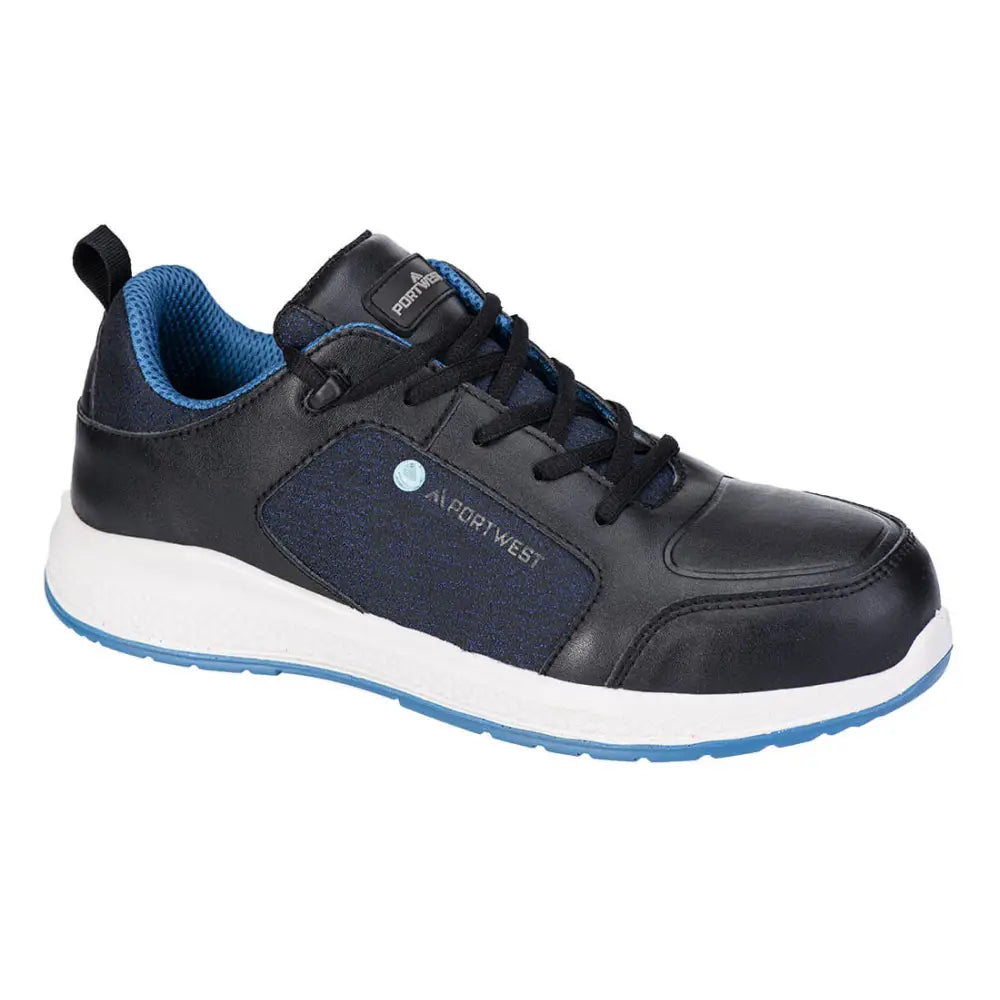 Portwest Eco Composite Trainer S3S SR - 37 / Svart/Blå