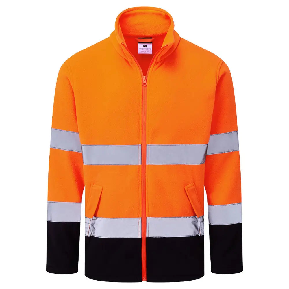 Portwest ES1 Essential Hi-Vis Fleece ES251 - Orange/Marinblå (ONR) / XS