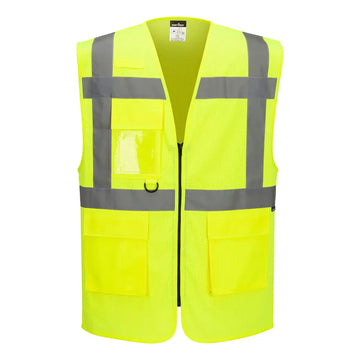 Portwest ES1 Essential Hi-Vis Mesh Executive Vest ES376 - Gul: (YER) / XS
