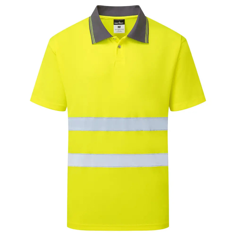 Portwest ES1 Essential Hi-Vis-polotröja kortärmad ES477 - Gul: (YER) / XS