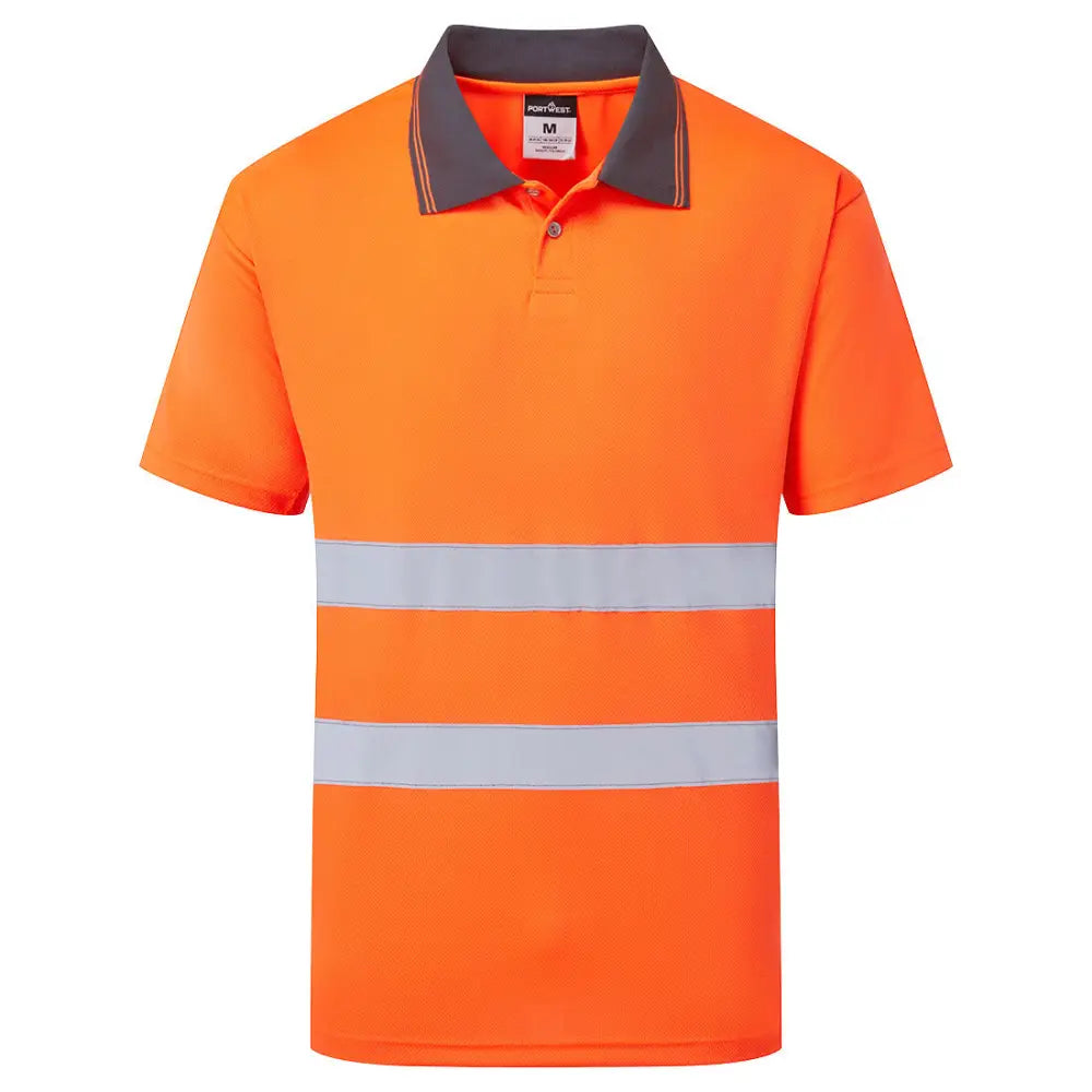Portwest ES1 Essential Hi-Vis-polotröja kortärmad ES477 - Orange (ORR) / XS