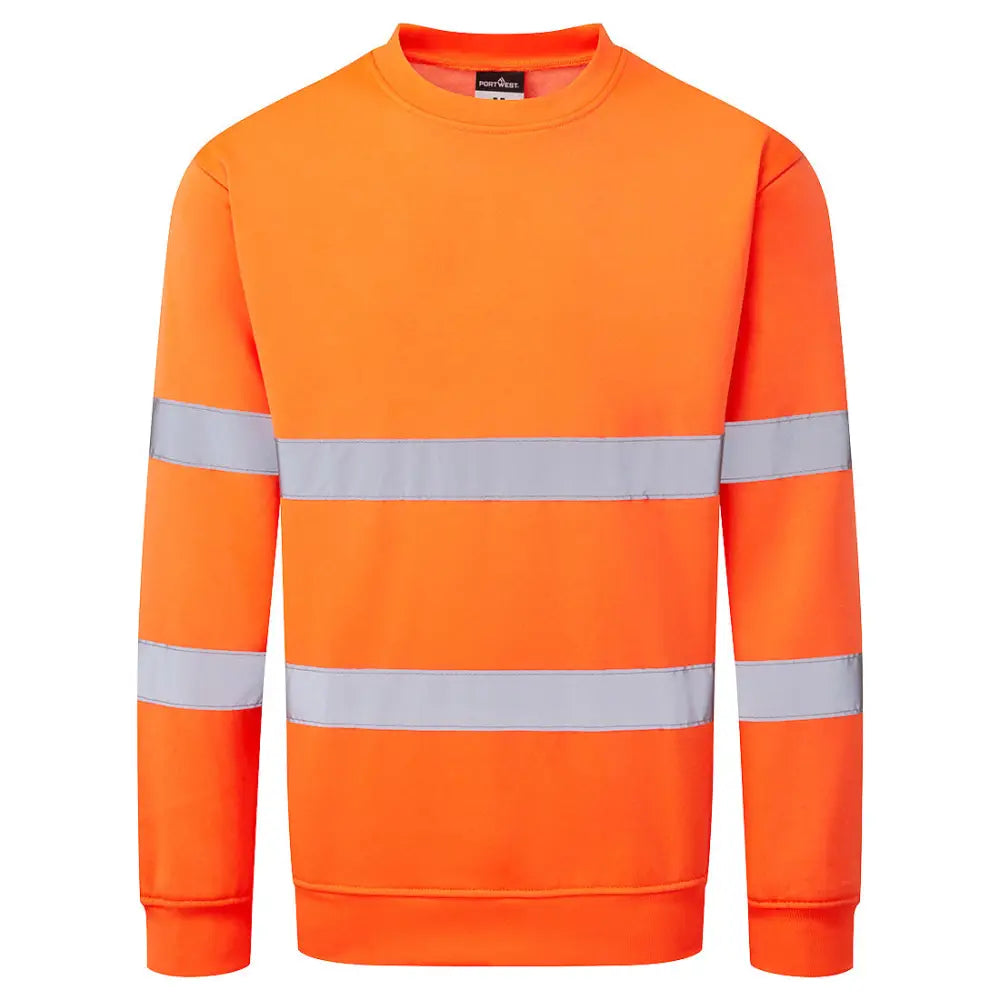 Portwest ES1 Essential Hi-Vis Sweatshirt ES303 - Orange (ORR) / XS