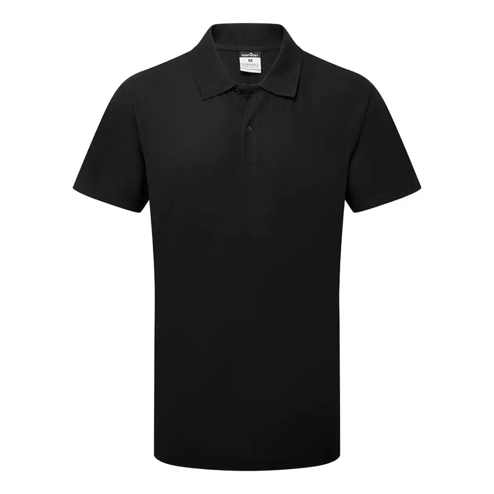 Portwest ES1 Essential Polo Shirt S/S ES210 - Svart (BKR) / XS