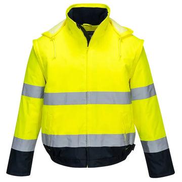 Portwest Essential 2-in-1 Jacka C464 - Gul/Marinblå (YNR) / S