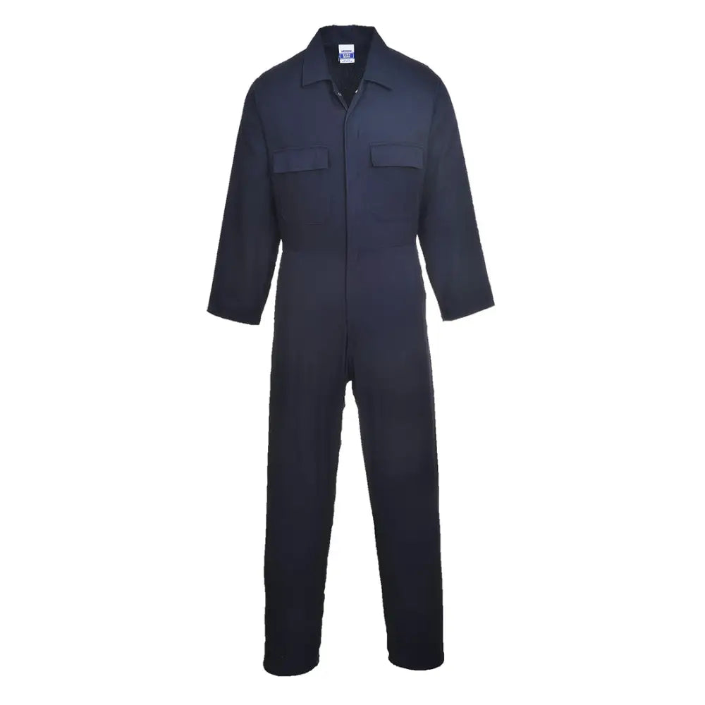 Portwest Euro Work Bomulls Overall S998 - Marinblå (NAR) / XS