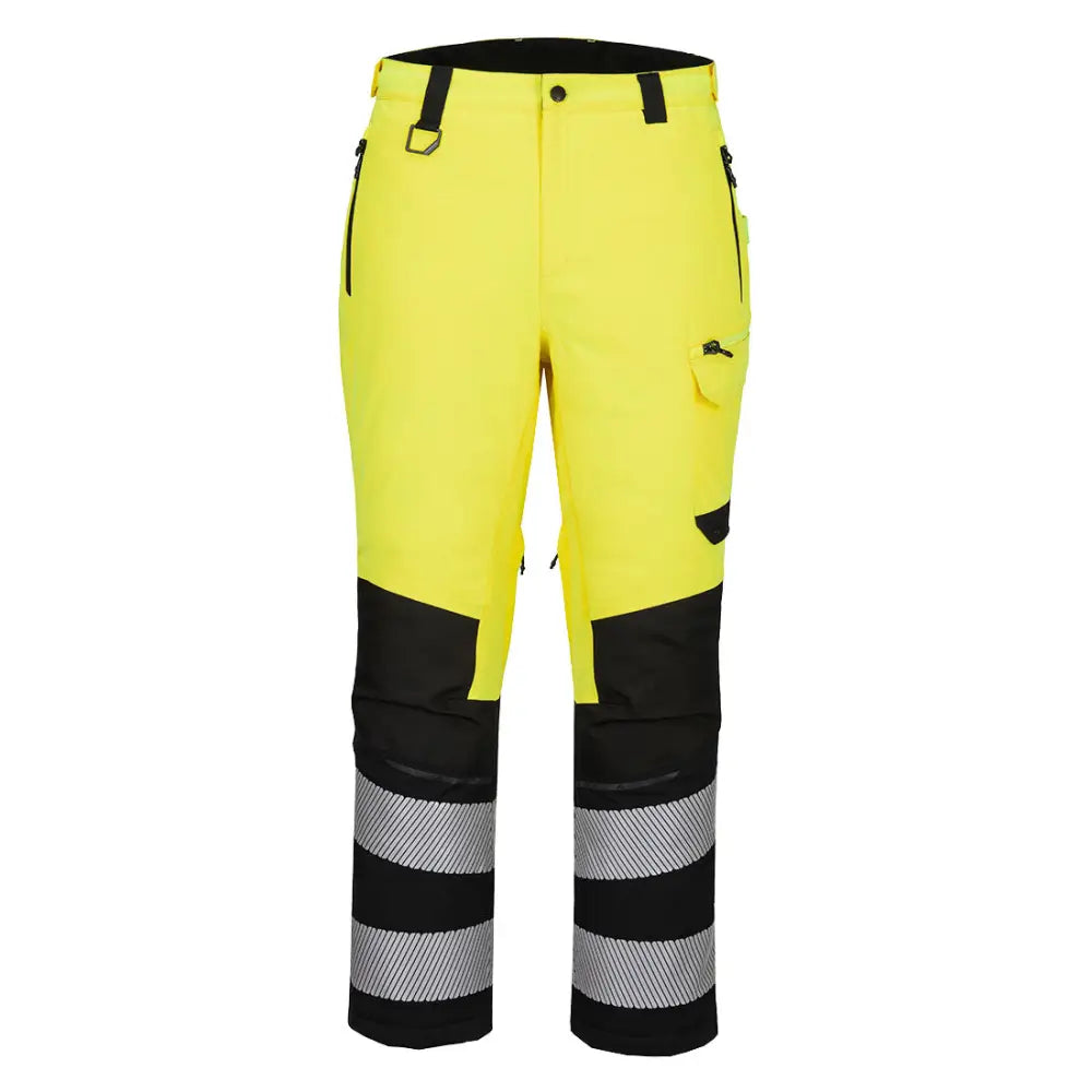 Portwest EV4 Hi-Vis Expedition Vinterbyxa EV402 - Gul/Svart (YBR) / S