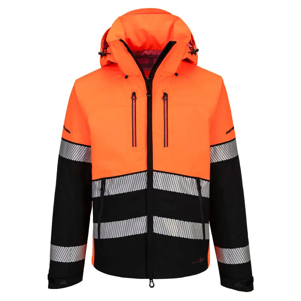 Portwest EV4 Hi-Vis skaljacka (3L) EV465 - Orange/Svart (OBR) / S