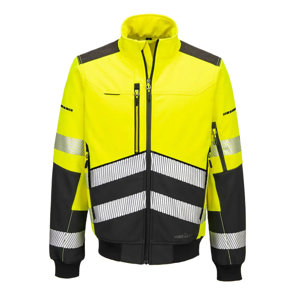 Portwest EV4 Hi-Vis Softshell (3L) EV468 - Gul/Svart (YBR) / S