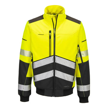Portwest EV4 Hi-Vis Softshell (3L) EV468 - Gul/Svart (YBR) / S