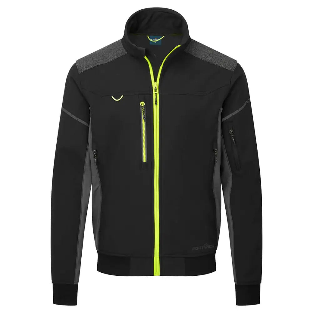 Portwest EV4 Softshell Bomber jacka (3L) EV464 - Svart (BKR) / S