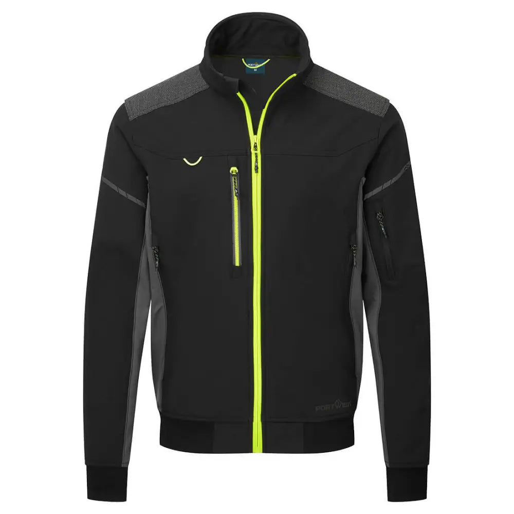 Portwest EV4 Softshell Bomber jacka (3L) EV464 - Svart (BKT) / M