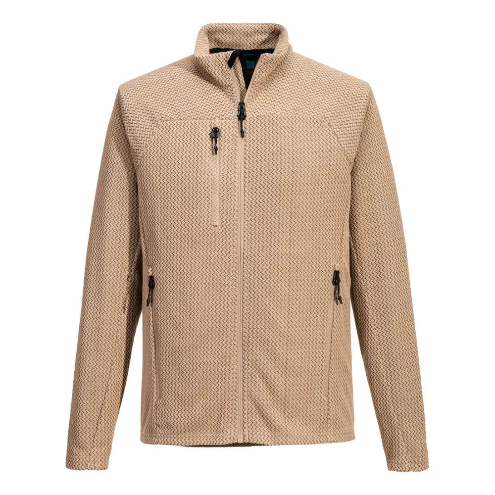 Portwest EV4 Texturerad Fleece EV480 - Khaki (KHR) / S