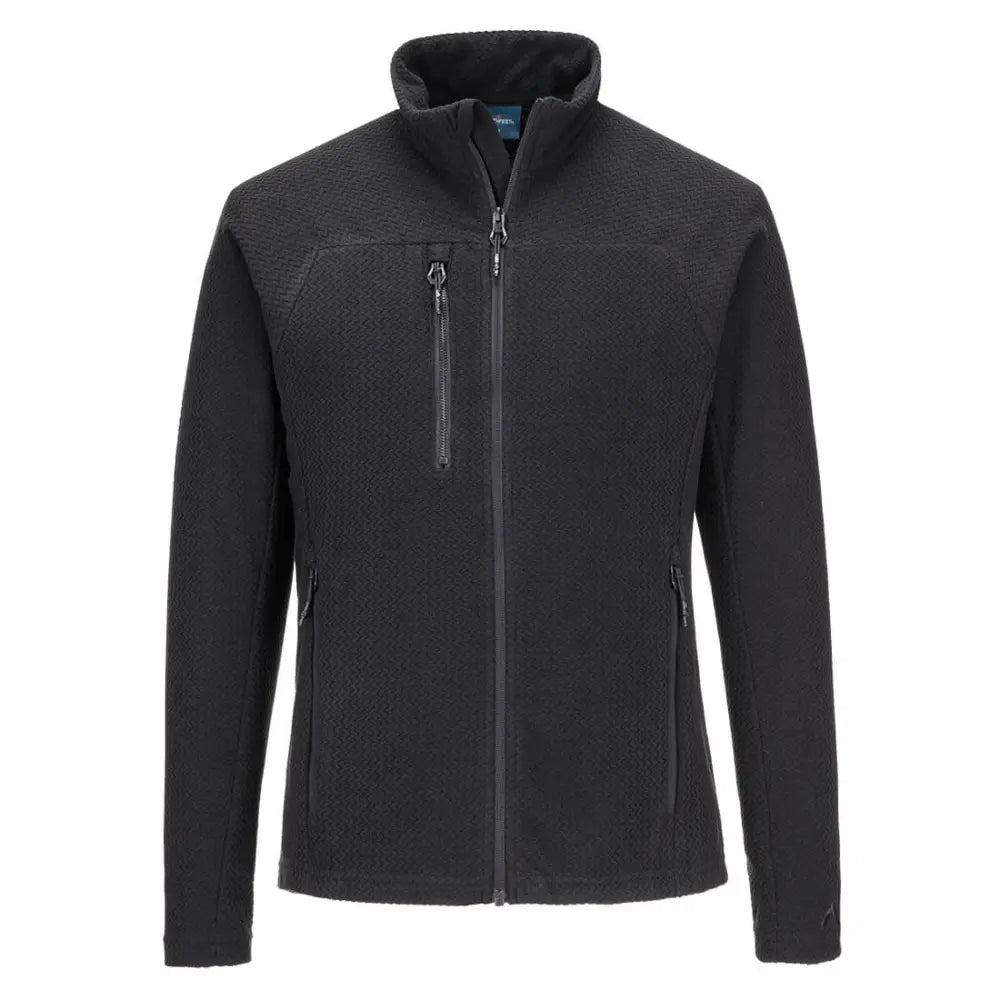 Portwest EV4 Texturerad Fleece EV480 - Svart (BKR) / S