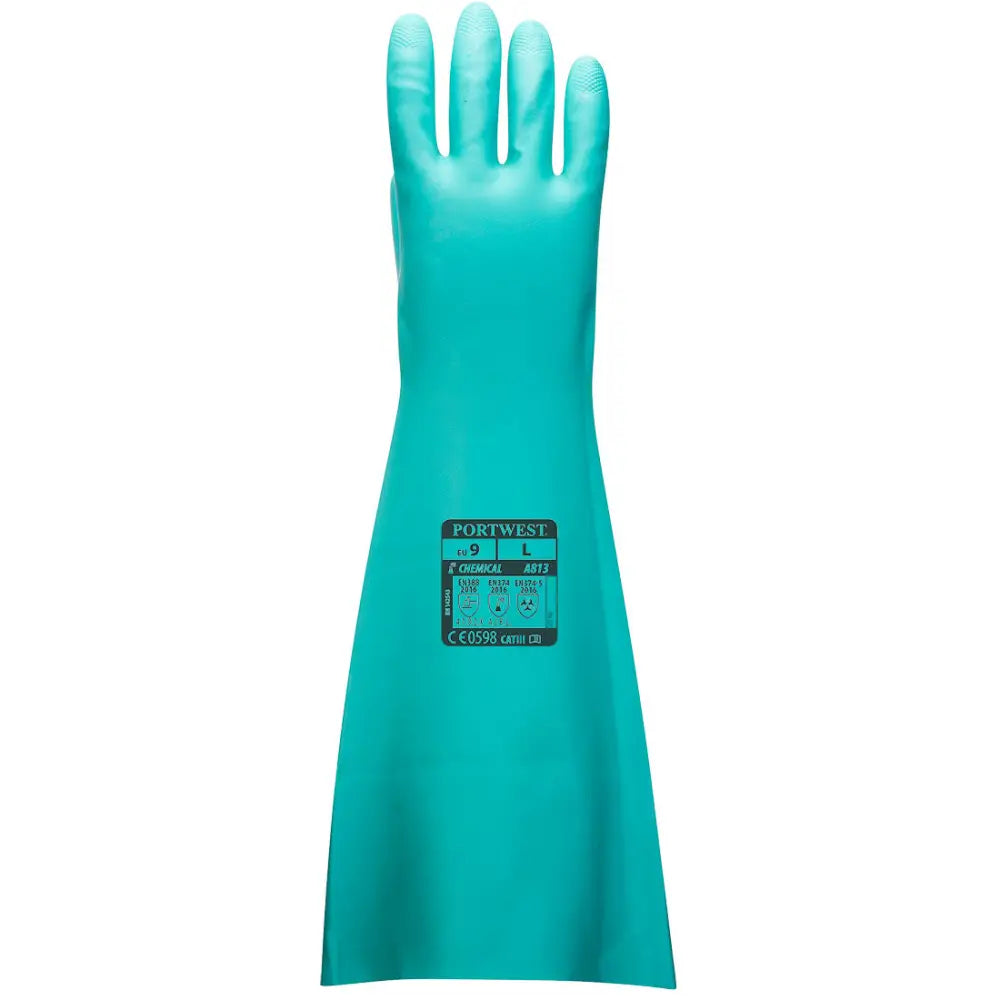 Portwest Extended Length Nitrile Gauntlet A813