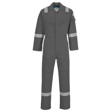 Portwest Flam Resistent Lätt vikt Anti-Static Overall 280g FR28 - (GRR) / S