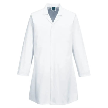 Portwest Food Industry Coat No Pocket 2210 - Vit (WHR) / XS