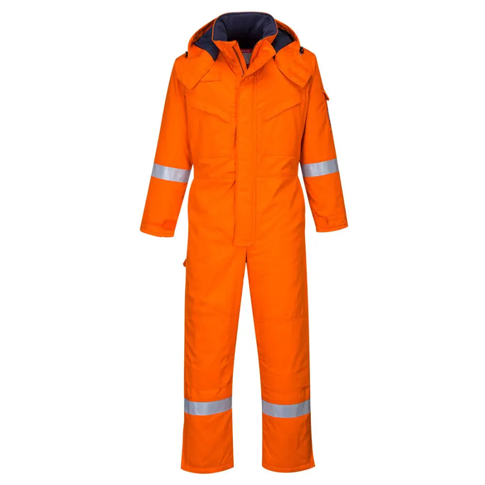 Portwest FR Anti -Statisk Vinter Overall FR53 - Orange (ORR) / S