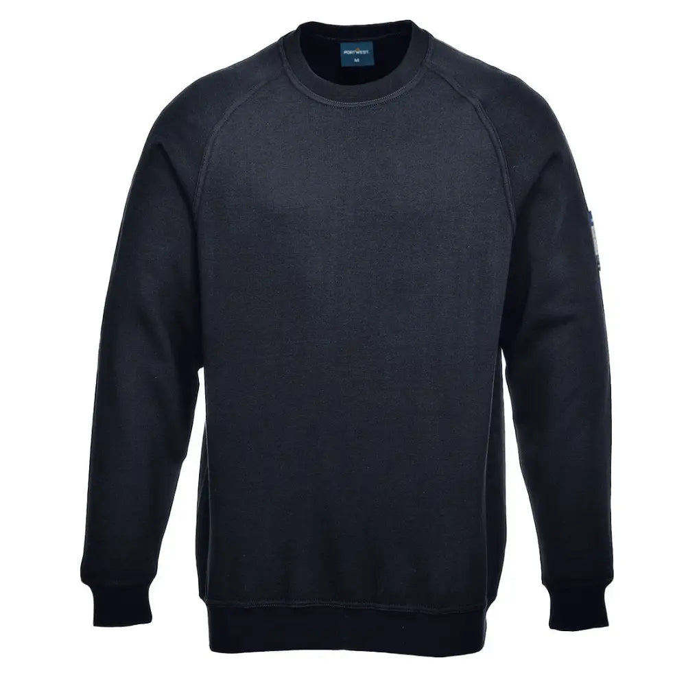 Portwest FR Modaflame Antistatisk Långärmad Sweatshirt FR12 - Marinblå (NVR) / XS