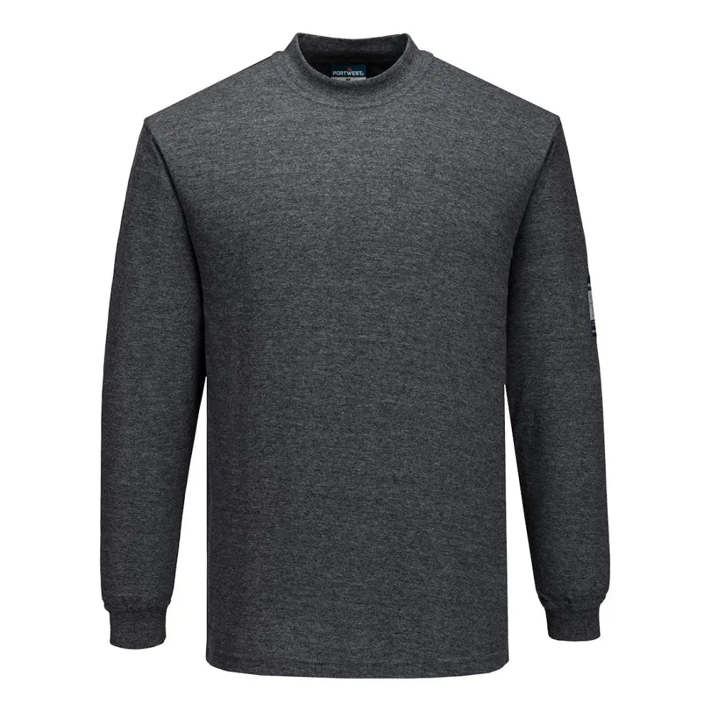 Portwest FR Modaflame Antistatisk Långärmad T-shirt FR11 - Grå (GRR) / S