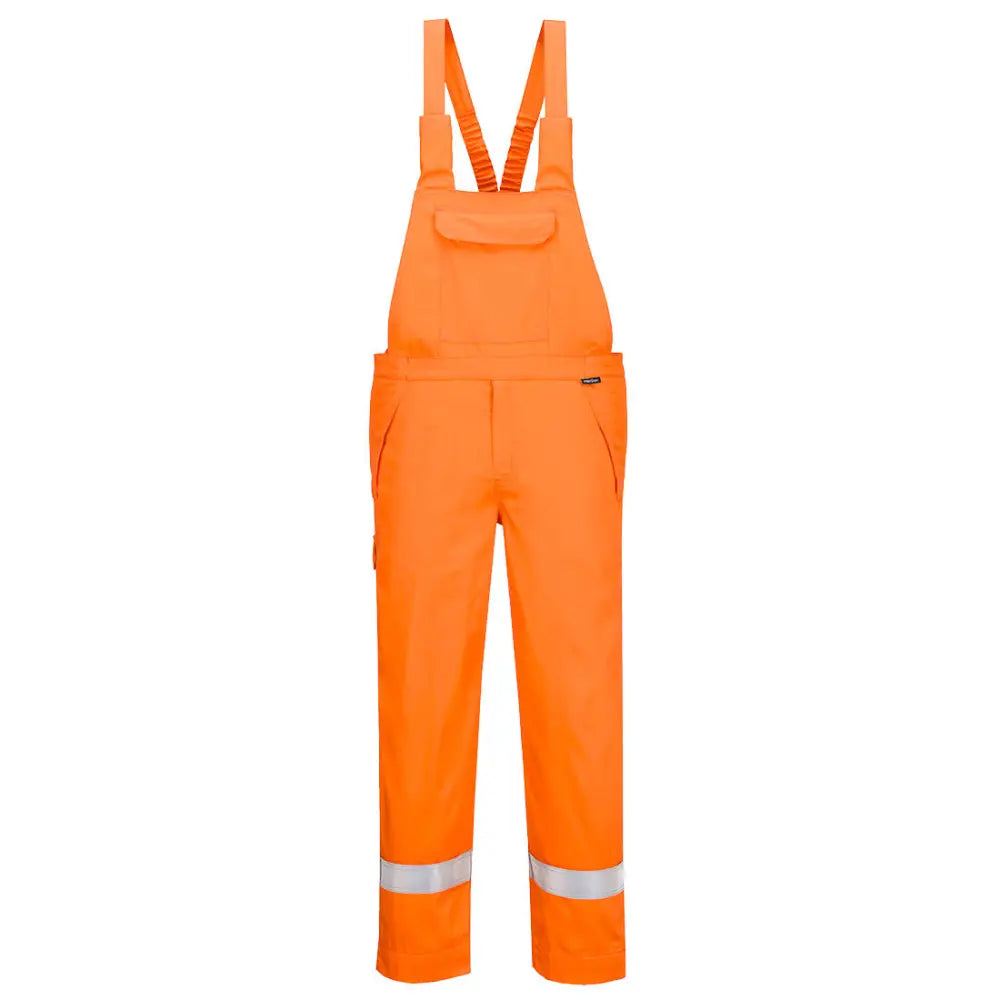 Portwest FR418 - kemikaliebeständig hängselbyxa FR418 - Orange (ORR) / XS
