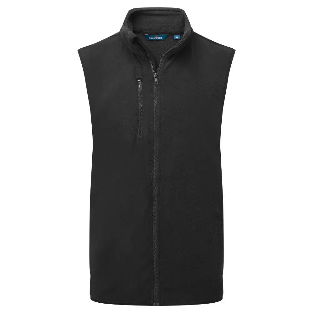 Portwest Gilet i fleece F417 - Svart (BKR) / S
