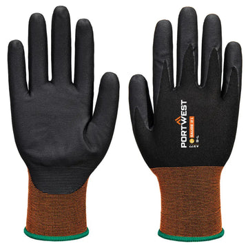 Portwest GP Grip 21 Nitril Micro Foam handske A377 - Svart (K8R) / XS