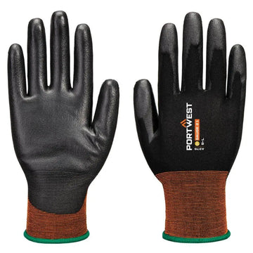 Portwest GP Grip 21 PU-Handske A376 - Svart (K8R) / XS