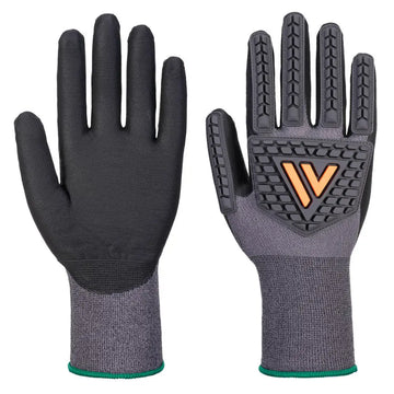 Portwest Grip 15 Nitril slaghandske A715 - Svart (K8R) / S