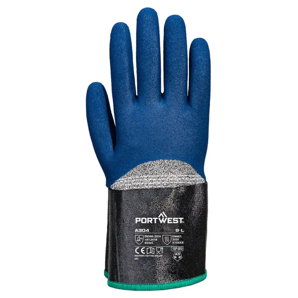 Portwest Grip C13 Nitrilskumhandske med förlängd manschett A304