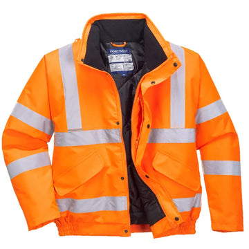Portwest Hi-Vis Bomber Jacka RIS RT32 - Orange (ORR) / XS