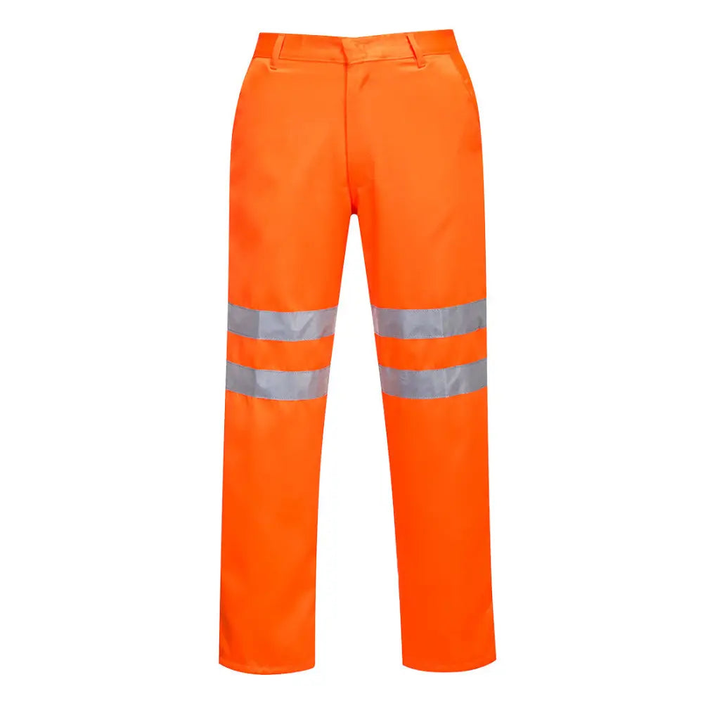 Portwest Hi-Vis Byxa Poly-bomull RIS RT45 - Orange lång (ORT) / S
