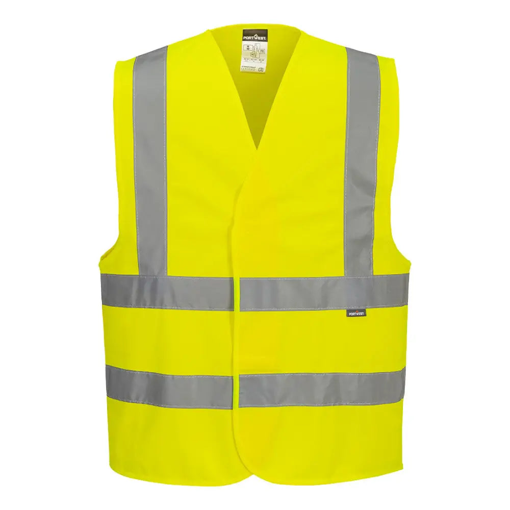 Portwest Hi-Vis Ett Band & Brace Väst C470 - Gul: (YER) / 4X/5X