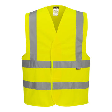 Portwest Hi-Vis Ett Band & Brace Väst C470 - Gul: (YER) / 4X/5X