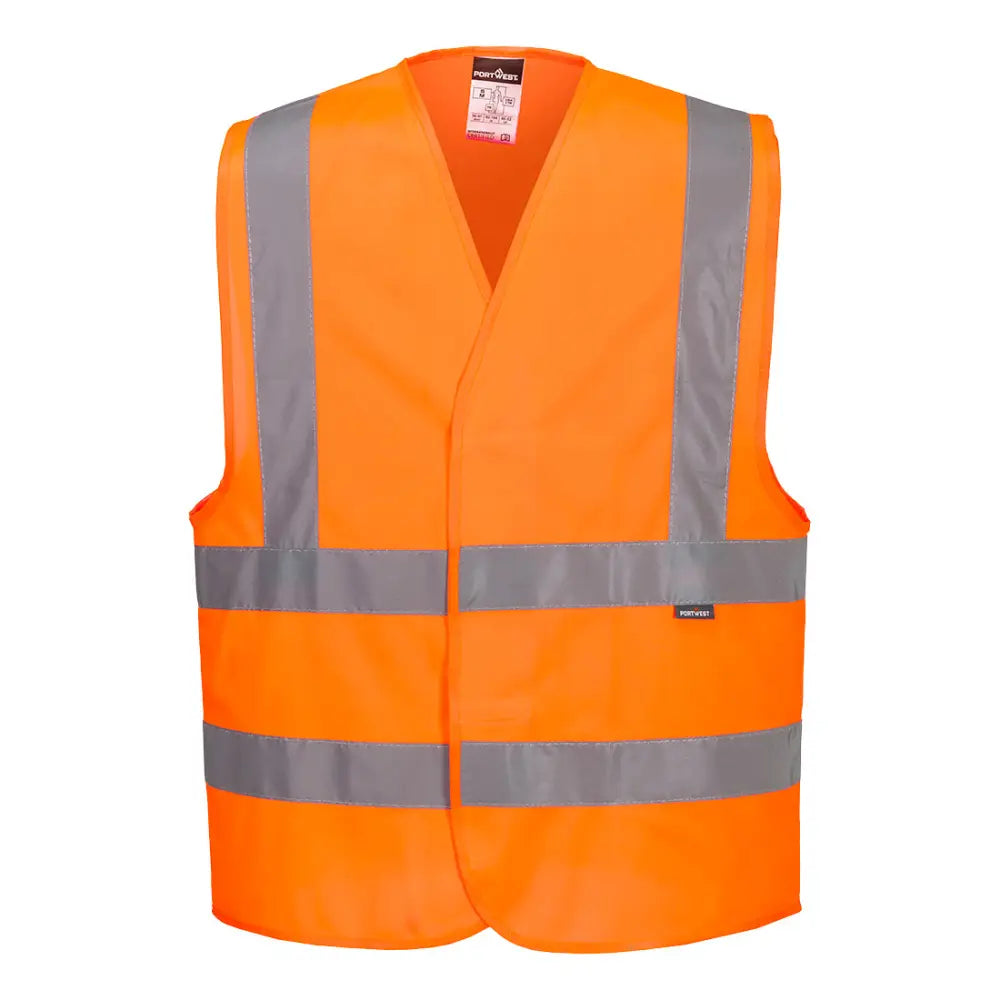 Portwest Hi-Vis Ett Band & Brace Väst C470 - Orange (ORR) / 4X/5X
