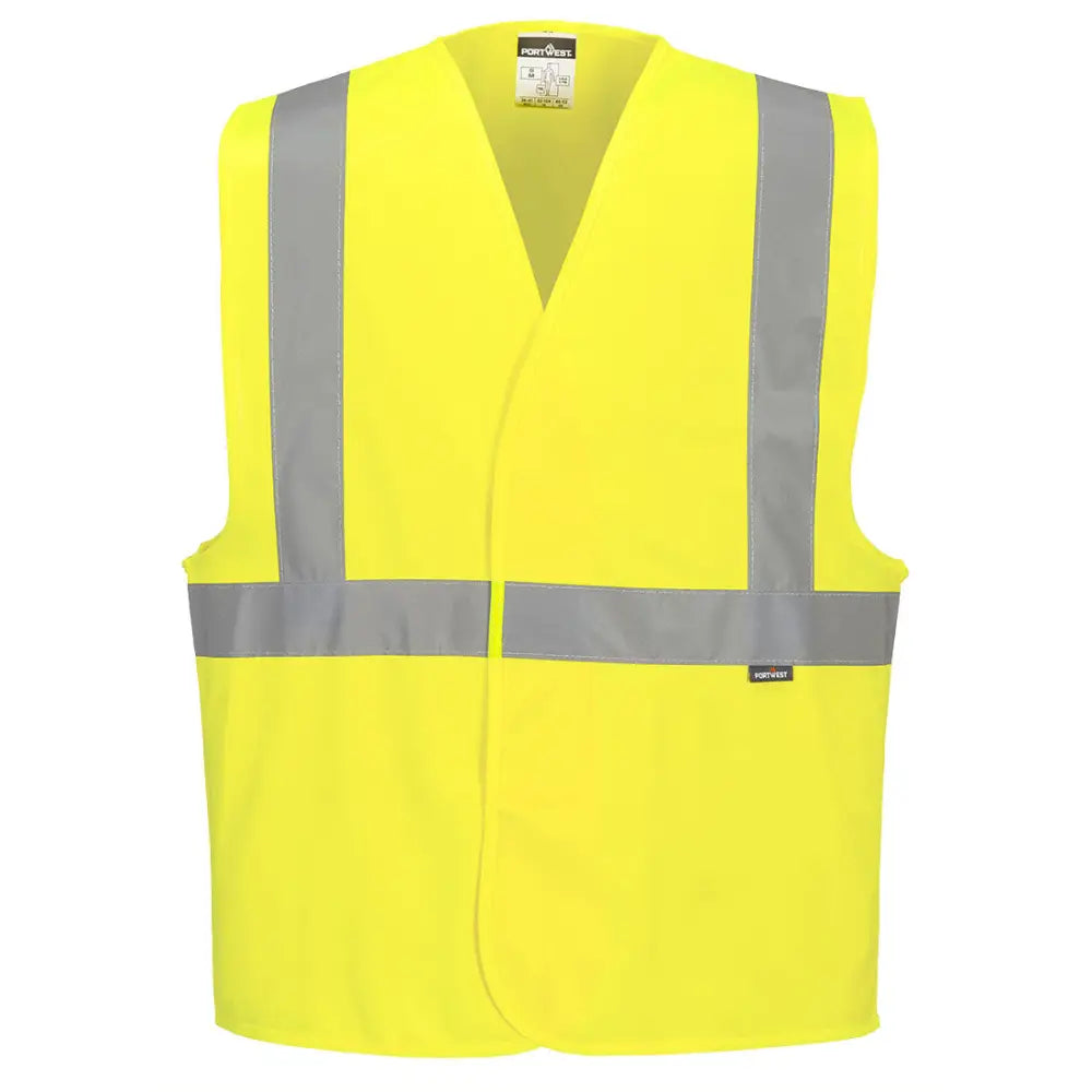 Portwest Hi-Vis Ett Band & Brace Väst C472 - Gul: (YER) / 4X/5X