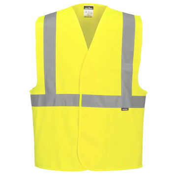 Portwest Hi-Vis Ett Band & Brace Väst C472 - Gul: (YER) / 4X/5X