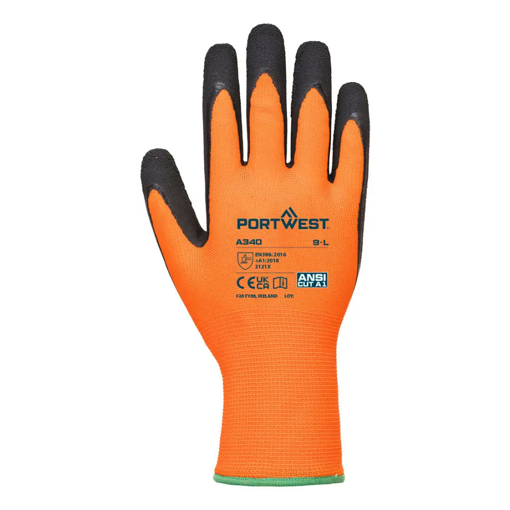 Portwest Hi-Vis Grip Handske Latex A340