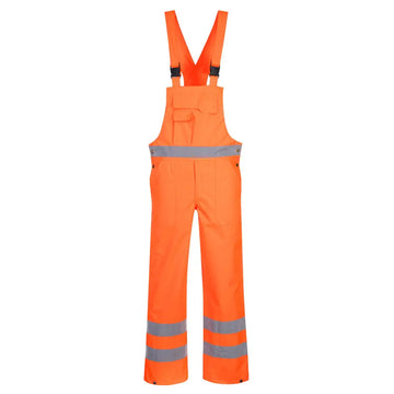 Portwest Hi-Vis Hängselbyxa - Ofodrad S388 - Orange (ORR) / S