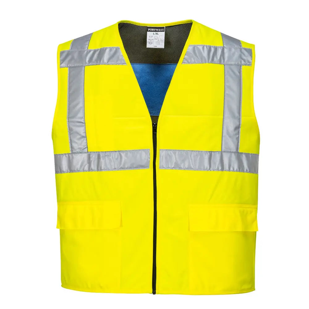 Portwest HI-Vis kylväst CV02 - Gul: (YER) / L/XL