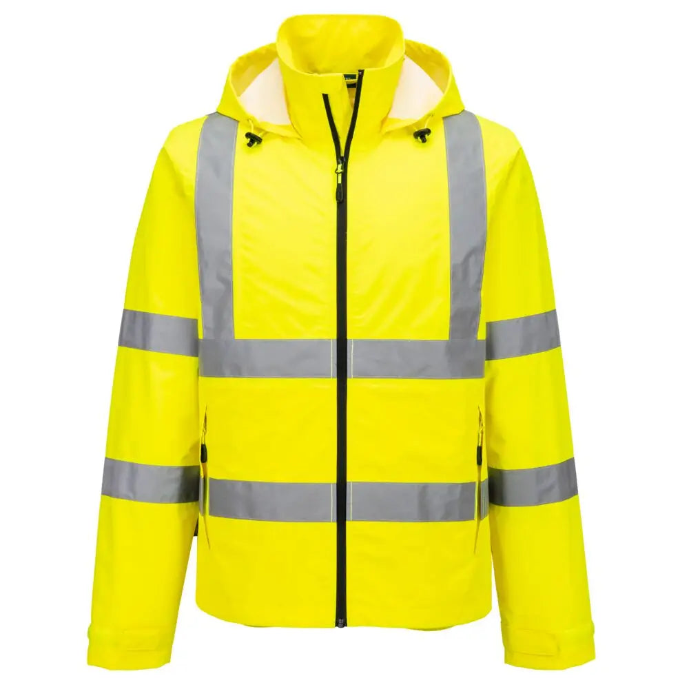 Portwest Hi-Vis lättviktig packbar jacka S164 - Gul: (YER) / S