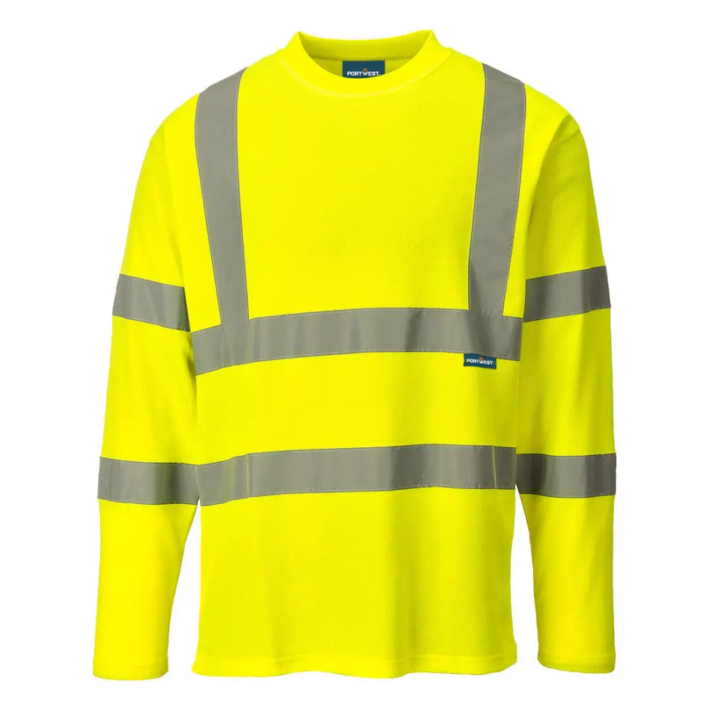 Portwest Hi-Vis långärmad-T-shirt S278 - Gul: (YER) / XS