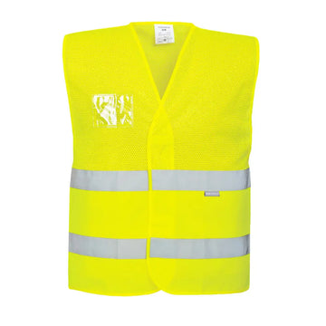 Portwest Hi-Vis Mesh Väst C494 - Gul: (YER) / 4X/5X