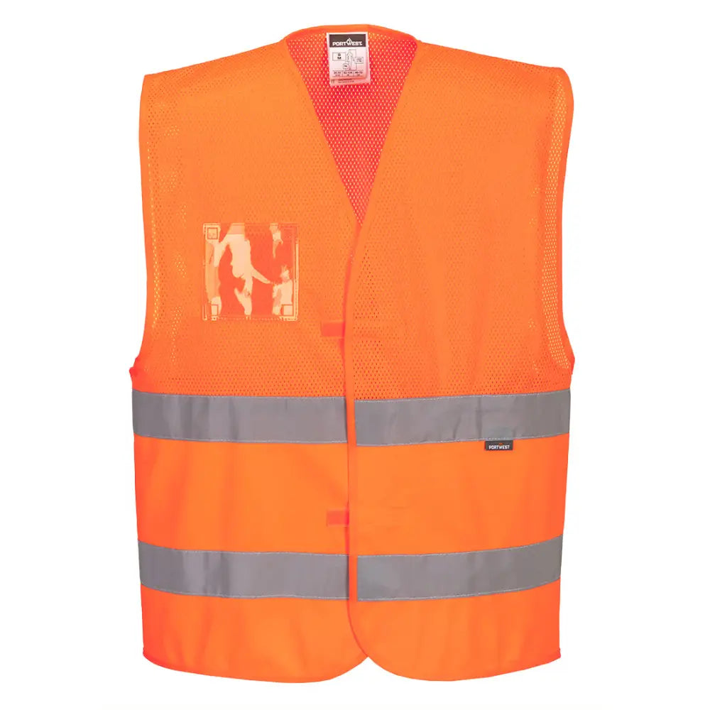 Portwest Hi-Vis Mesh Väst C494 - Orange (ORR) / 4X/5X